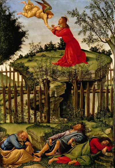 The Agony in the Garden, c.1500 by Sandro Botticelli